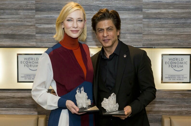 Srk In davos for world economic forum