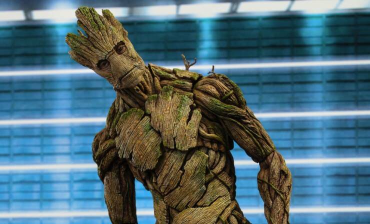 Vin Disesel as Groot in Guardians Of Galaxy