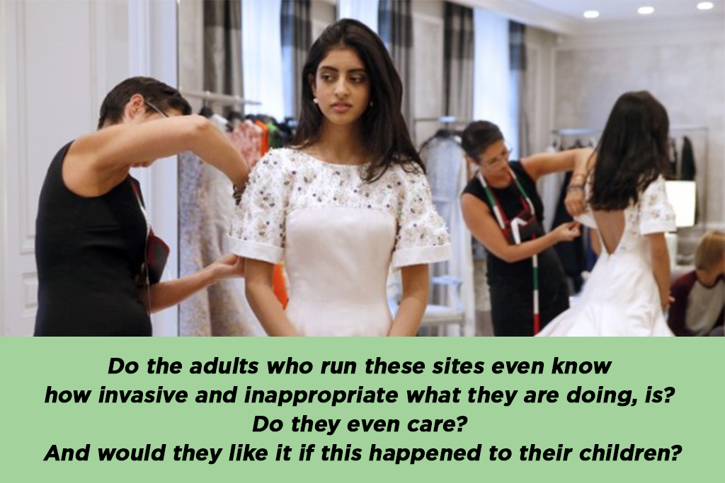 Navya Naveli Nanda (R), granddaughter of Bollywood actor Amitabh Bachchan, speaks with her mother Shweta Bachchan Nanda, as they arrive at the Dior headquarters in Paris for a fitting session on September 2, 2015. Navya Naveli Nanda will take part in the annual debutante ball in Paris next November 28. AFP PHOTO / PATRICK KOVARIK