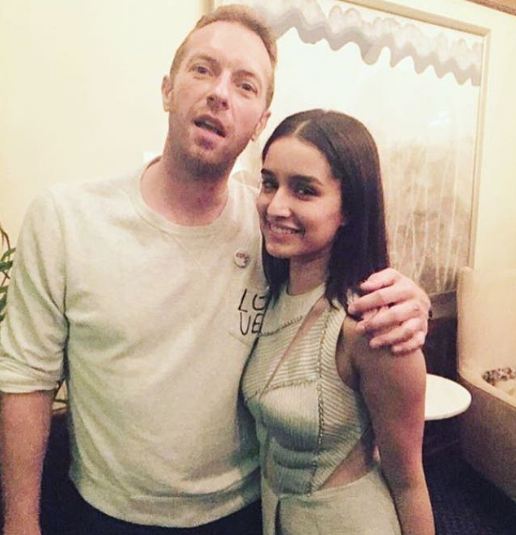 shraddha-with-chris-martin