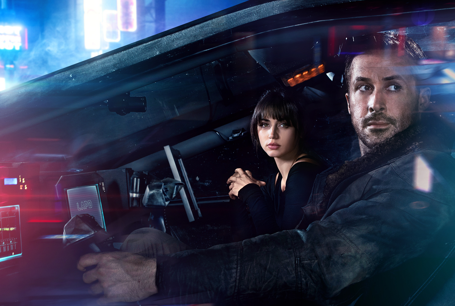 ANA DE ARMAS and RYAN GOSLING in Alcon EntertainmentÕs sci fi thriller BLADE RUNNER 2049 in association with Columbia Pictures, domestic distribution by Warner Bros. Pictures and international distribution by Sony Pictures Releasing International.