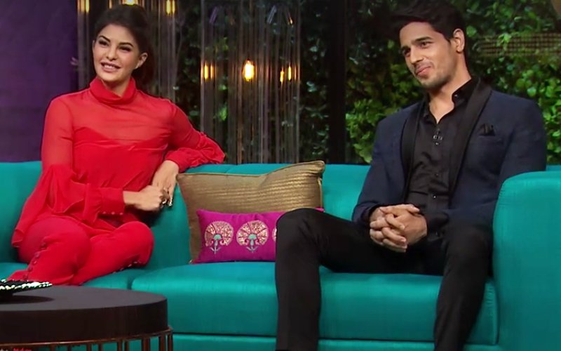 Sidharth Malhotra - Jacqueline Fernandez on KWK