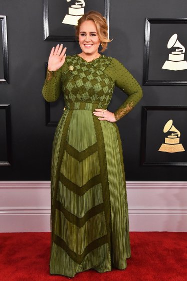 LOS ANGELES, CA - FEBRUARY 12: Singer Adele attends The 59th GRAMMY Awards at STAPLES Center on February 12, 2017 in Los Angeles, California. (Photo by Steve Granitz/WireImage)