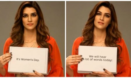 Kriti Sanon Women's Day Message