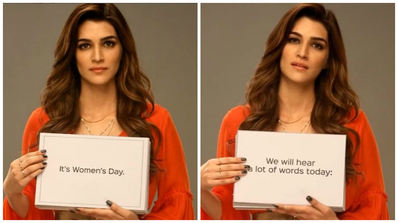 Kriti Sanon Women's Day Message