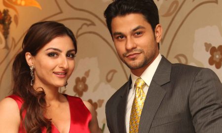 NEW DELHI, INDIA - NOVEMBER 7: Actor Soha Ali Khan with her boy friend Kunal Khemu during profile shoot for HT City on November 7, 2012 in New Delhi, India. (Photo by Manoj Verma/Hindustan Times via Getty Images)