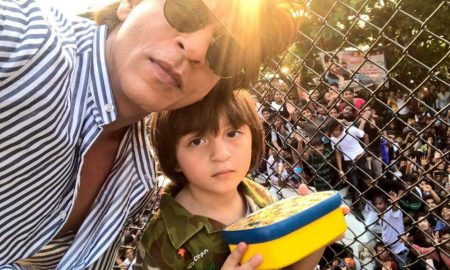 Shah Rukh Khan with abram khan