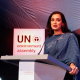 Dia Mirza At The Earth Champs Awards At The UN Environment Assembly In Nairobi