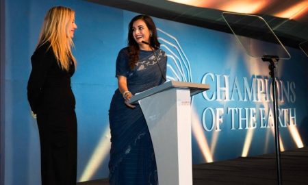 Dia Mirza At The Earth Champs Awards At The UN Environment Assembly In Nairobi