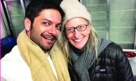 ali fazal with annie lebowitz