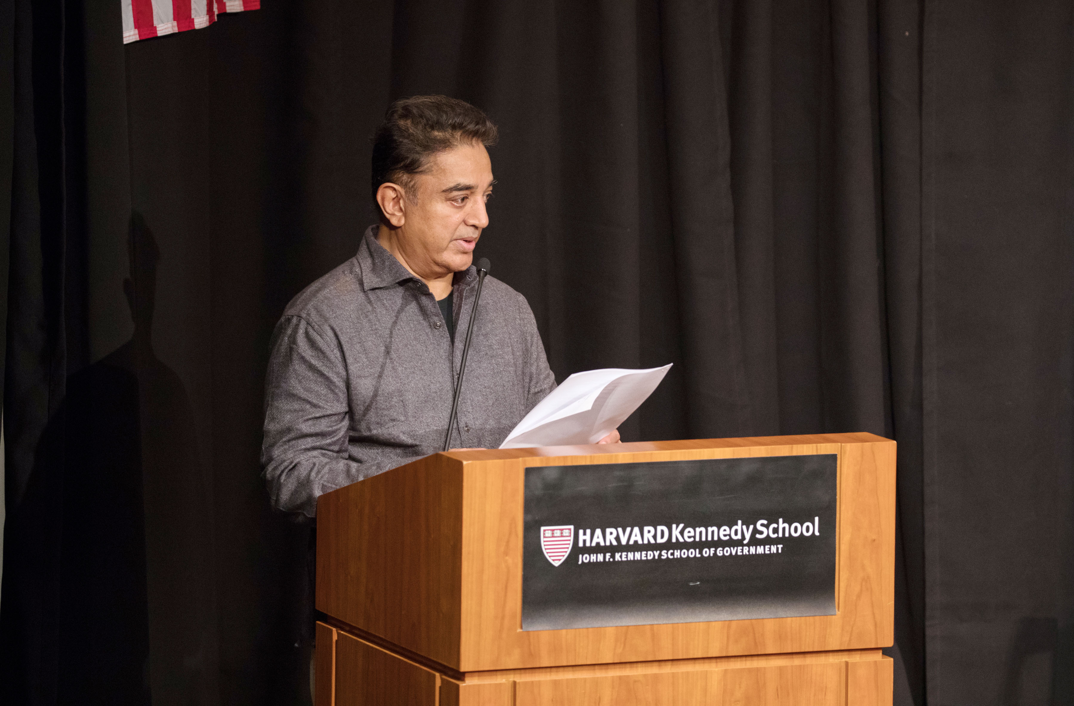 Kamal Hassan at harvard