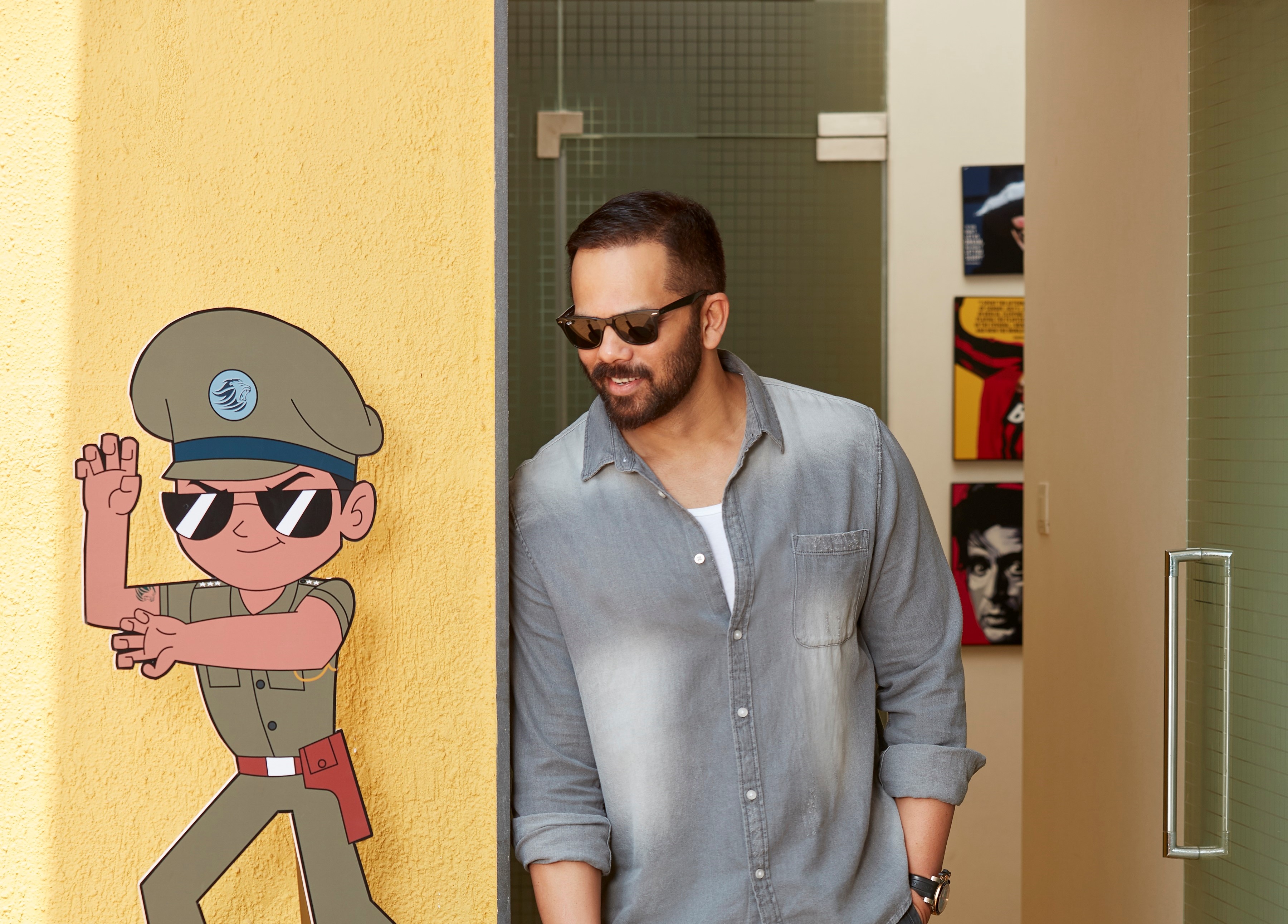 rohit shetty pictures little singham