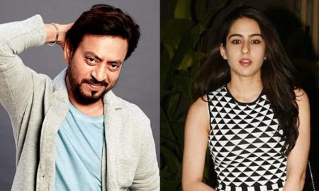 Sara Ali Khan and Irrfan Khan