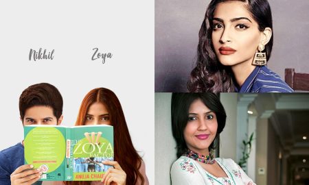 sonam meet anuja chauhan for zoya factor