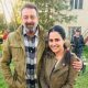 Lizaa Malik Sanjay Dutt on the sets of Torbaaz