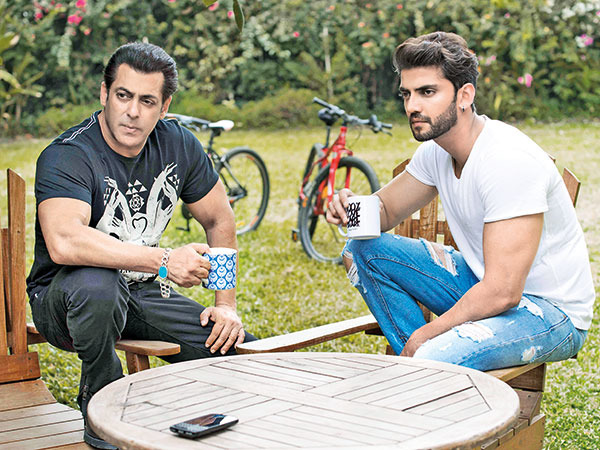 Salman Khan with Zaheer Iqbal