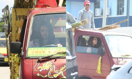 Sonakshi Sinha Drives a mini truck