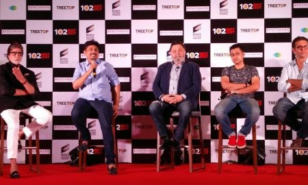 Amitabh Bachchan, Rishi Kapoor, Umesh Shukla at 102 Not Out Press Conference