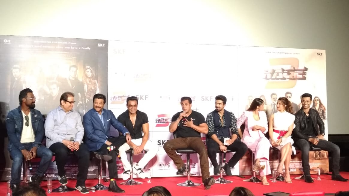 Salman Khan at the Race 3 Trailer Launch