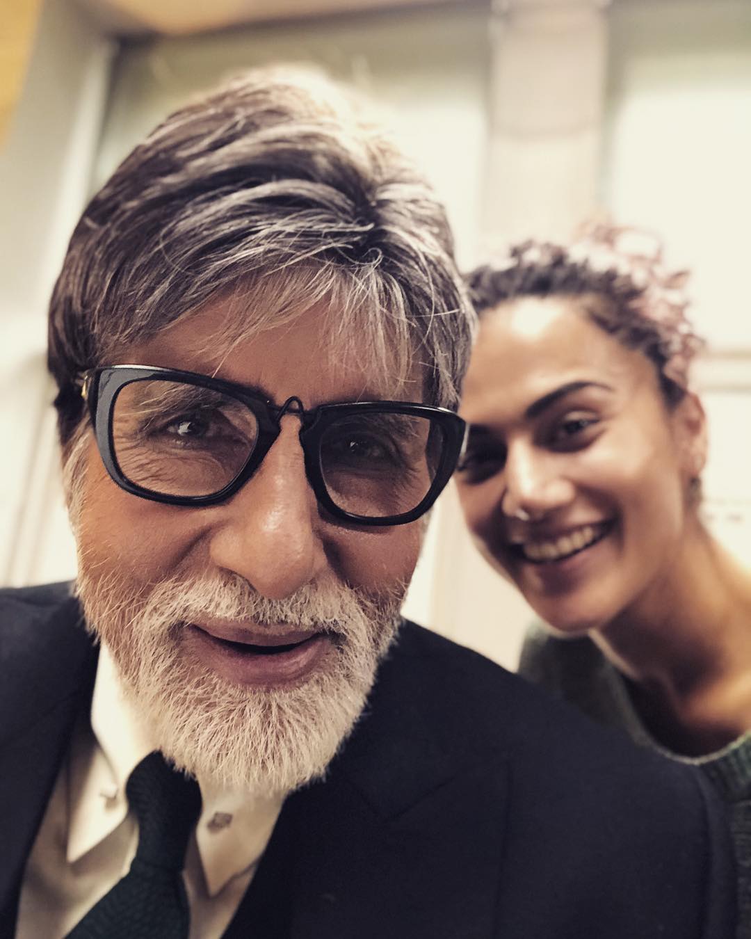 Taapsee and Amitabh in Badla
