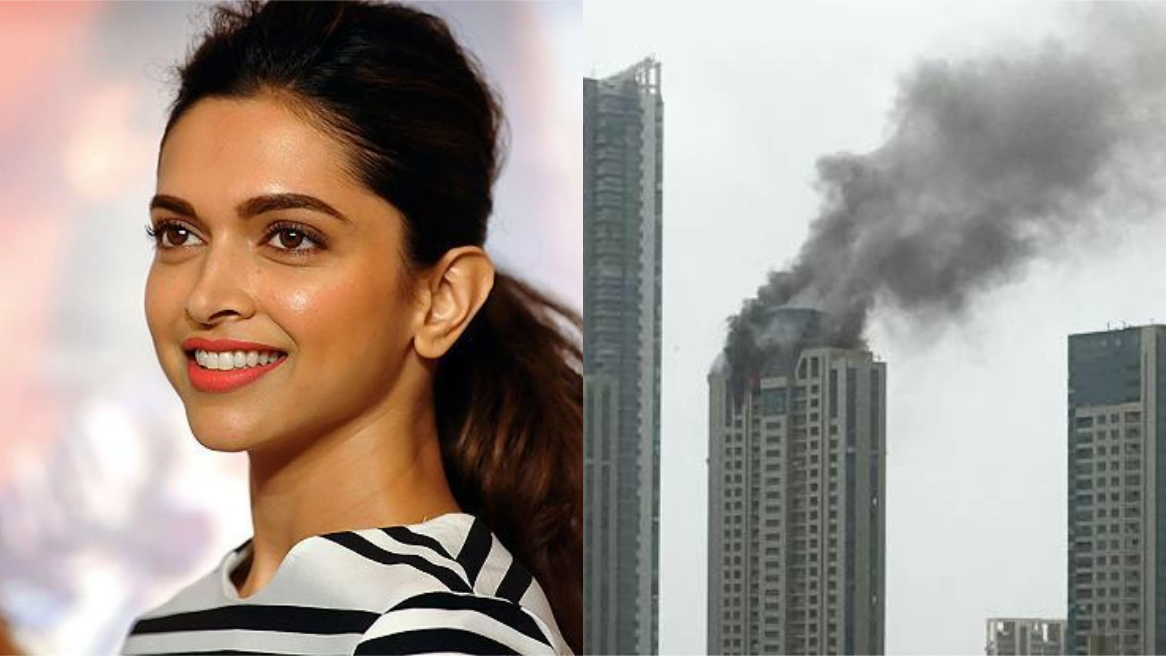 deepika padukone residential building in worli catches fire