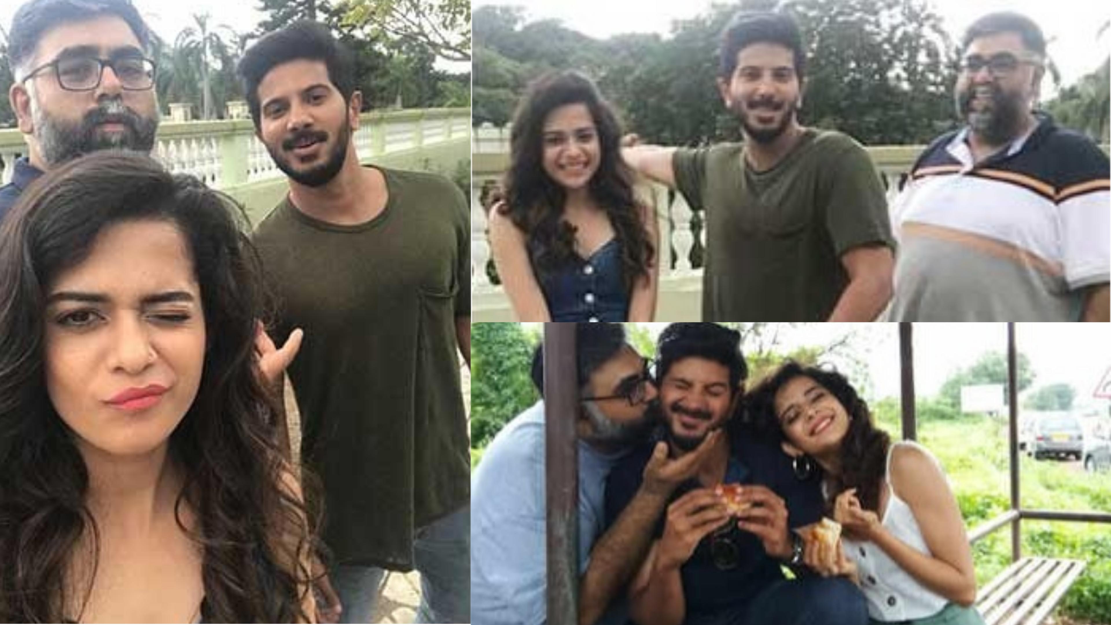 dulquer salmaan-treats-the-team-of-karwaan