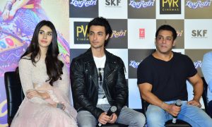 b-town welcomes aayush sharma and warina hussain