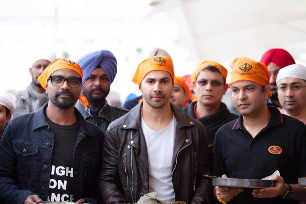 Varun Dhawan, Bhushan Kumar and Remo DSouza in Amritsar