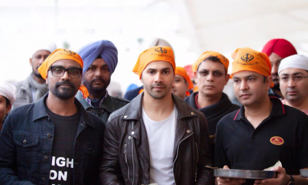 Varun Dhawan, Bhushan Kumar and Remo DSouza in Amritsar