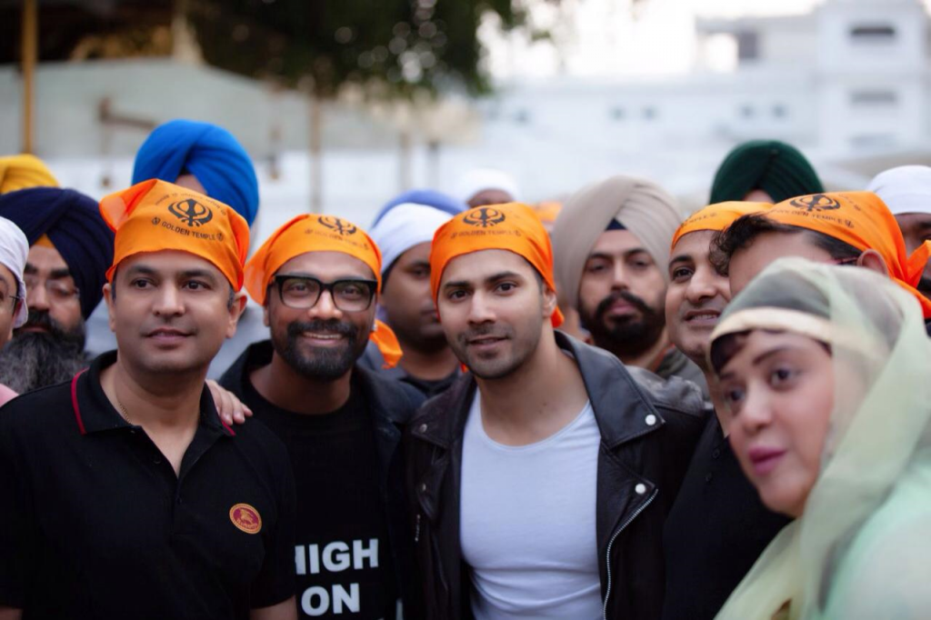 Varun Dhawan, Bhushan Kumar, Remo DSouza and Lizelle D’Souza in Amritsar