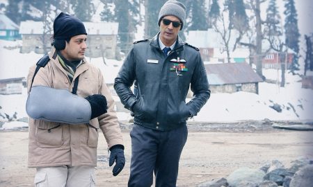 Writer-Director Vijay Lalwani with Arjun Rampal on the sets of The Final Call