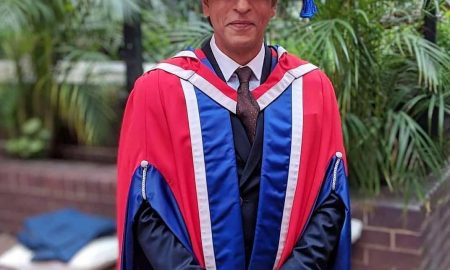 Shah Rukh Khan receives a honorary doctorate in philanthropy