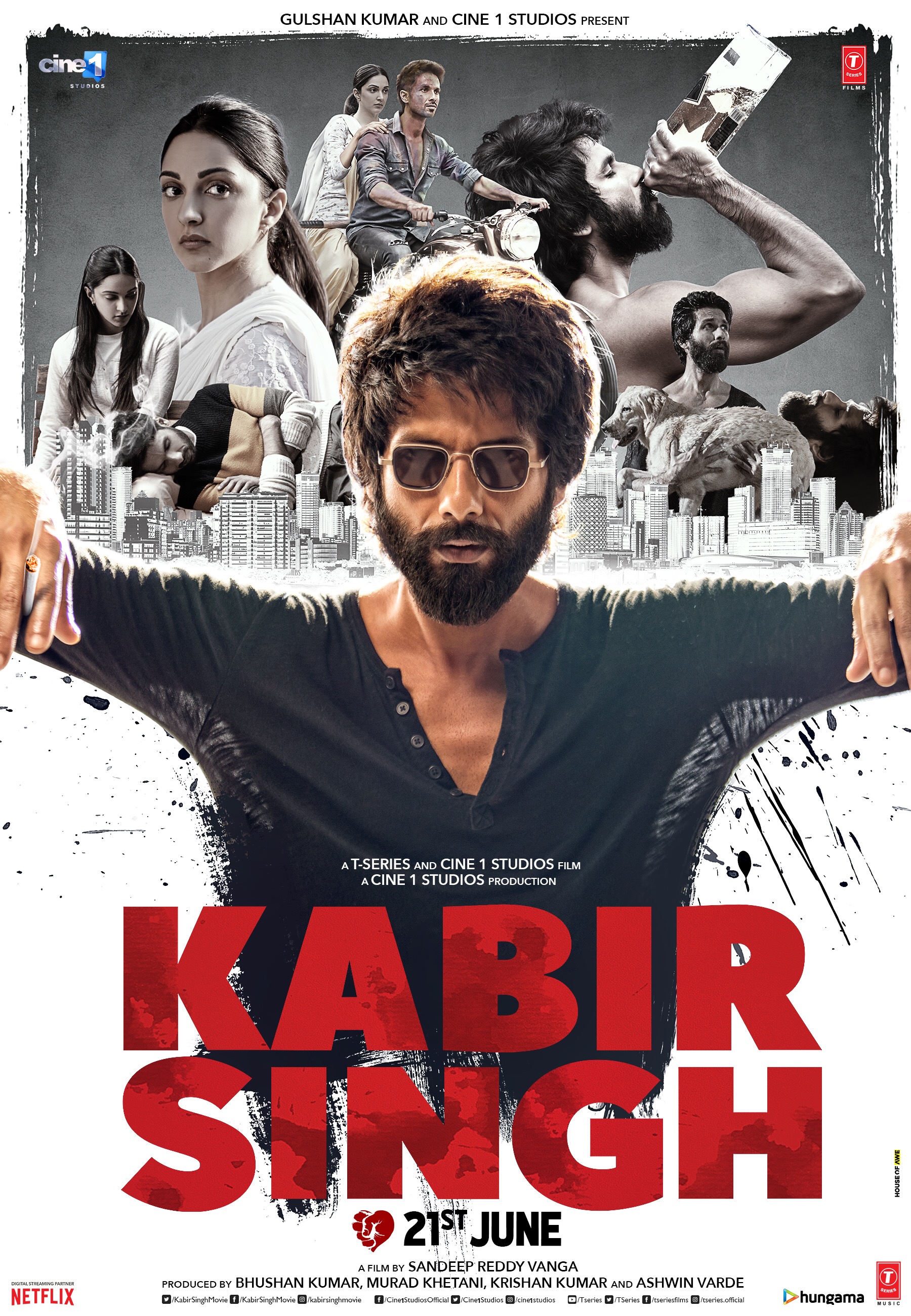 Shahid Kapoor in Kabir Singh