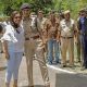 Rani Mukerji Meets The Police Force At Kota While Shooting For Mardaani 2