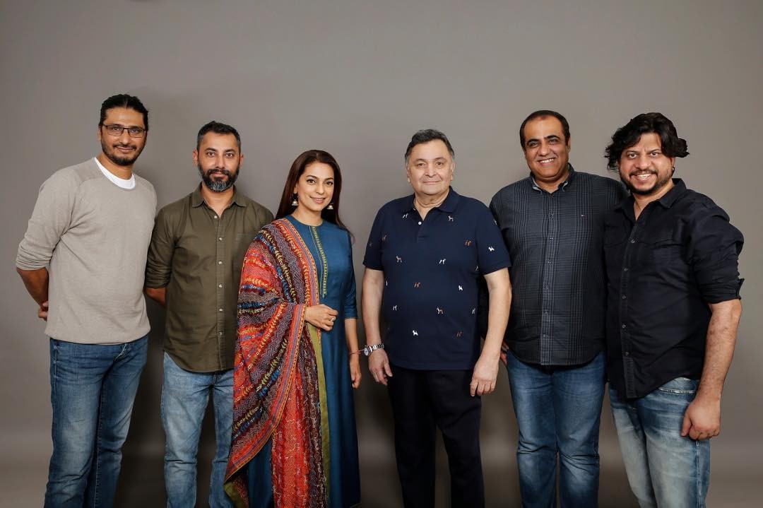 Juhi Chawla To Collaborate With Rishi Kapoor 