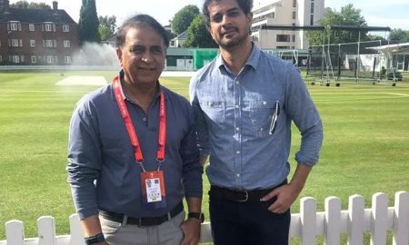 Tahir Raj Bhasin and Sunil Gavaskar