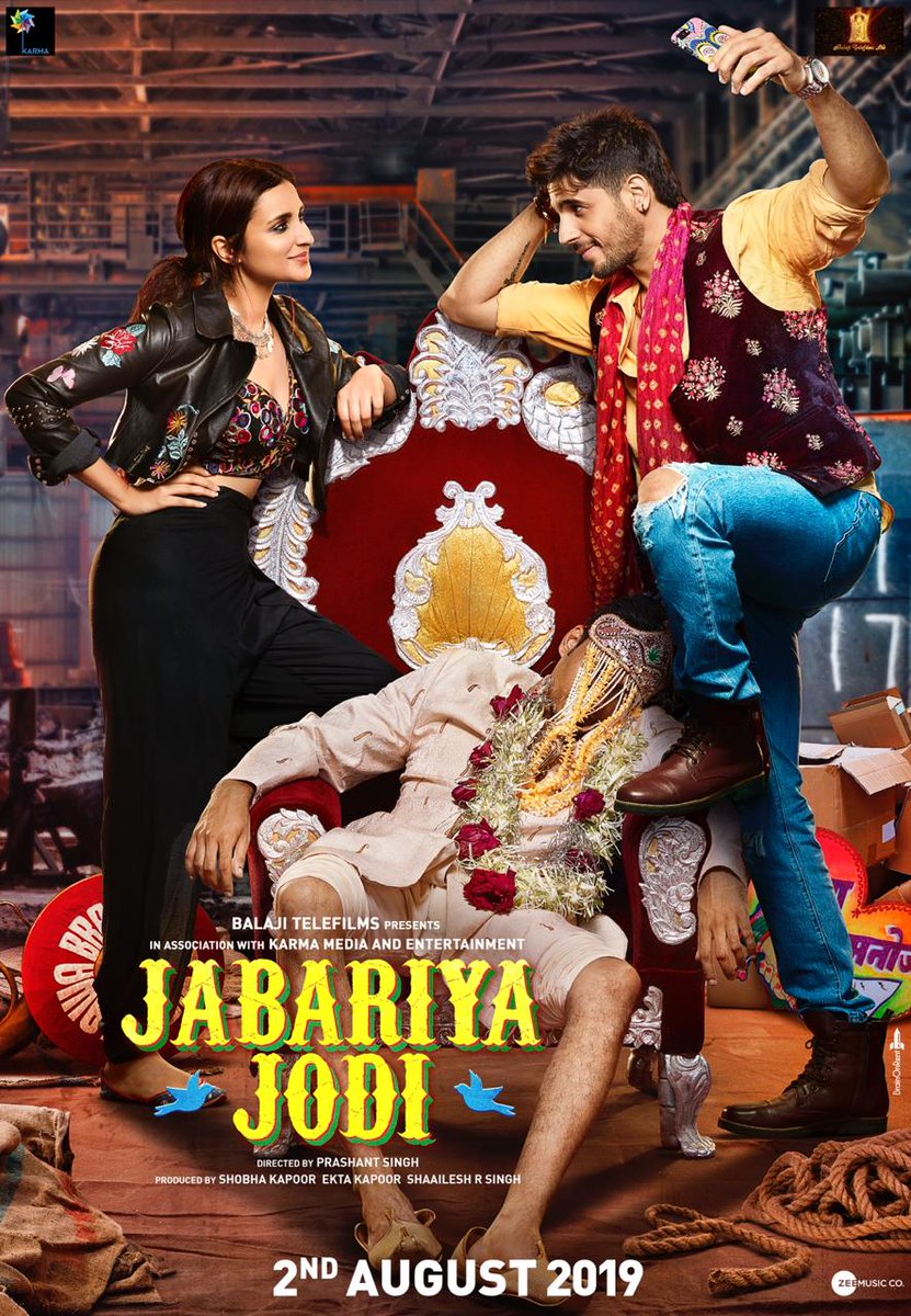 Parineeti Chopra and Sidharth Malhotra in Jabariya Jodi