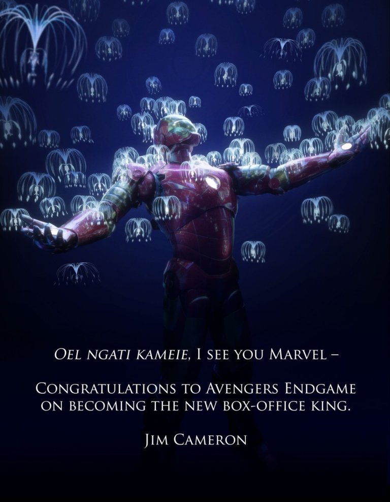 James Cameron Congratulates Avengers Endgame