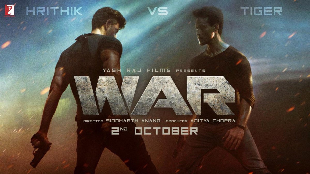 Hrithik Roshan and Tiger Shroff in WAR