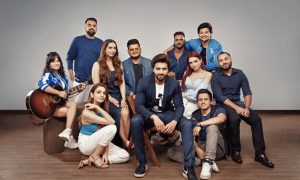 Jackky Bhagnani and the crew of JJust Music